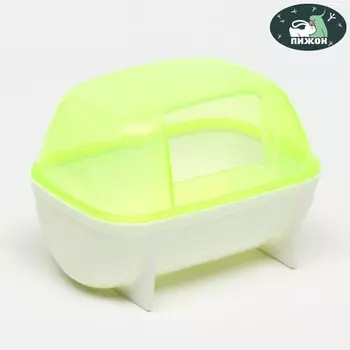 Туалет-домик для грызунов малый, 1076.8 см, желтый