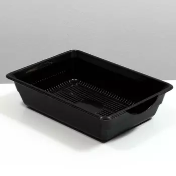 Туалет глубокий с сеткой 36259 см, черный