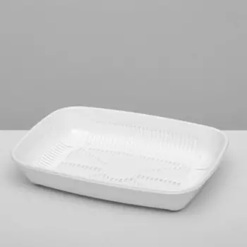 Туалет округлый с сеткой 33.5256 см, белый