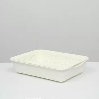 Туалет с сеткой 34,5 х 25,5 х 7,5 см,, белый