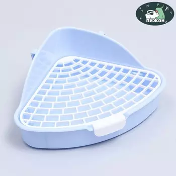 Туалет угловой для кроликов и хорьков