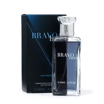 Туалетная вода мужская bravo hero, 100 мл