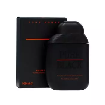 Туалетная вода мужская pure black, 100 мл