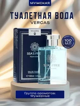 Туалетная вода мужская vercas, 100 мл