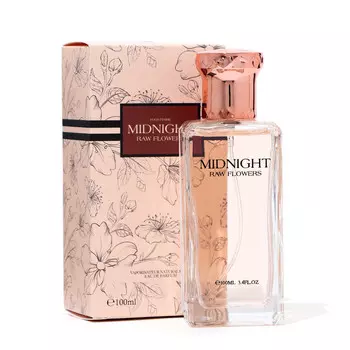 Туалетная вода женская midnight raw flowers, 100 мл