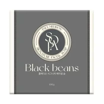 Туалетное мыло с экстрактом черных бобов 100г