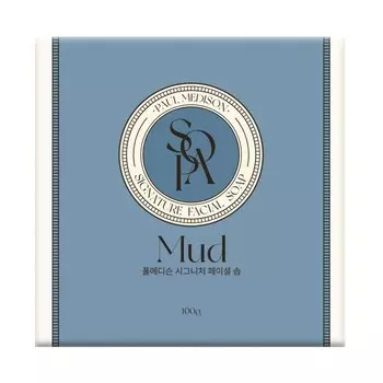 Туалетное мыло с белой глиной 100г