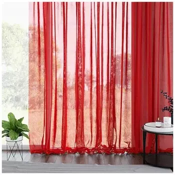 Тюль "Престиж-вуаль" бордо 6*2,7