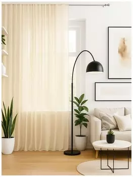 Тюль "Престиж-вуаль" шампань 6*2,5