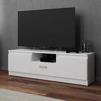 Тумба под тв дели-1, 1400х420х440, белый