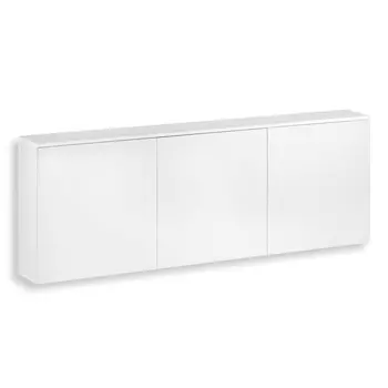 Тумба подвесная под тв 4, 1800х640х210, цвет белый