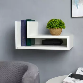 Тумба прикроватная подвесная 412*210*250 белый