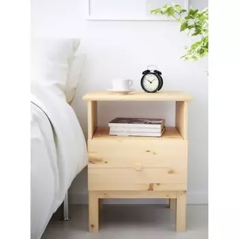 Тумба прикроватная tarva 1, 620х480x400, массив сосны