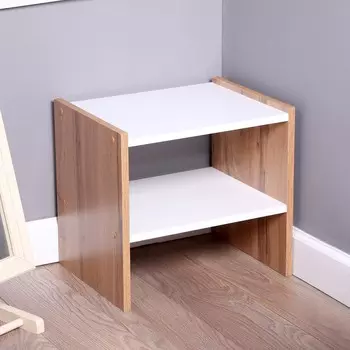 Тумба ксения, без ящика, 42,5 х 33,5 х 39,5, дуб вотан / белый