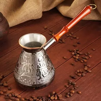 Турка для кофе медная