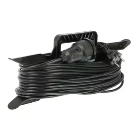 Удлинитель на каркасе tundra, 1 розетка, 30 м, 6 а, пвс 2х0.75 мм2, без з/к, ip44, гост