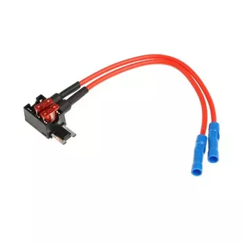 Удлинитель предохранителя двойной, микро, 10 а, провод 15 см