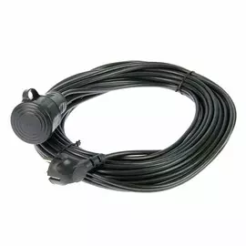 Удлинитель в бухте tundra, 1 розетка, 20 м, 10 а, пвс 3х0.75 мм2, ip44, с заземлением,