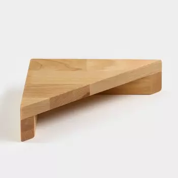 Угловая деревянная полка - подставка adelica, 28205 см, береза