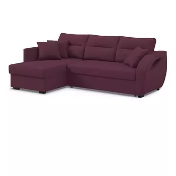 Угловой диван Берлин бордовый