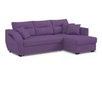 Угловой диван Берлин фиолетовый