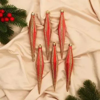 Ёлочные игрушки набор 6 шт.