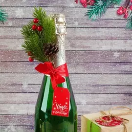 Украшение на бутылку