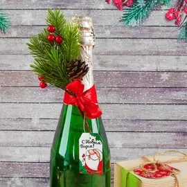 Украшение на бутылку