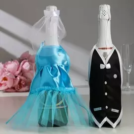 Украшение на шампанское