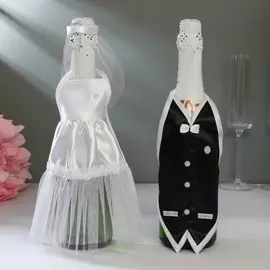 Украшение на шампанское