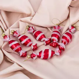 Ёлочные игрушки 6 шт.