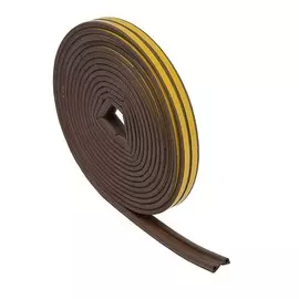 Уплотнитель резиновый тундра, профиль р, размер 5.59 мм, коричневый, в упак. 10 м