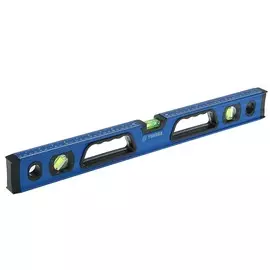 Уровень алюминиевый магнитный tundra, фрезерованный, эргономичные ручки, 3 глазка, 600 мм