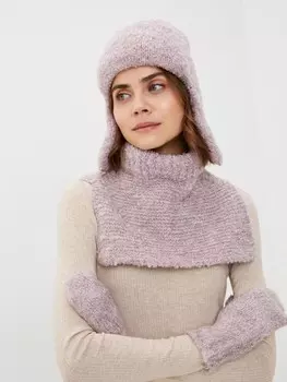 Ушанка снуд варежки