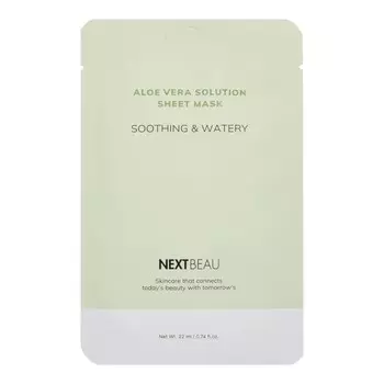 Успокаивающая тканевая маска с экстрактом алоэ 22мл