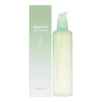 Успокаивающий и увлажняющий тонер для лица с экстрактом алоэ вера