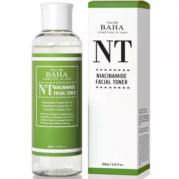 Успокаивающий тонер для лица с ниацинамидом и пантенолом