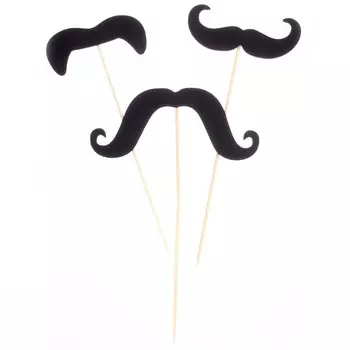 Усы набор для фотосессии, 3 шт.