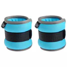 Утяжелители неопреновые onlytop, 2 шт. х 0,25 кг, цвет голубой