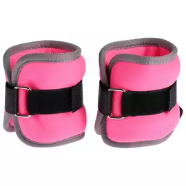 Утяжелители неопреновые onlytop, 2 шт. х 0,25 кг, цвет розовый