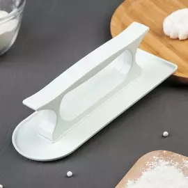 Кондитерский утюжок для мастики доляна, 20.57.2 см, серый