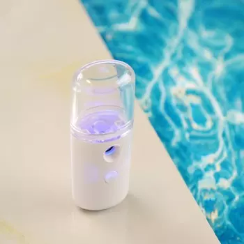 Увлажнитель luazon lhu-01, для лица, карманный, 5 вт, usb (в комплекте), акб, белый