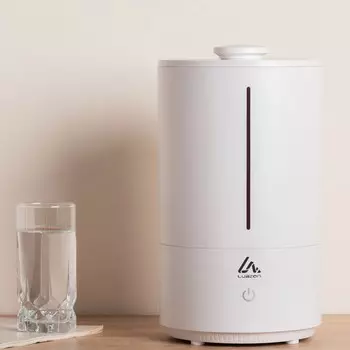 Увлажнитель воздуха luazon hm-8, ультразвуковой, 25 вт, 4 л, 20 м, белый