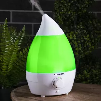 Увлажнитель воздуха luazon lhu-04, ультразвуковой, 18 вт, 2 л, 35 м2, белый