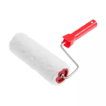 Валик лом, искусственный мех, 200 мм, рукоятка d=6 мм, d=50 мм, ворс 20 мм