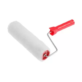 Валик лом, натуральный мех, 250 мм, рукоятка d=6 мм, d=50 мм, ворс 12 мм