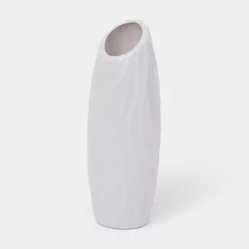 Ваза для цветов, пластик, 550 мл, 720 см, серая