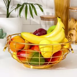 Ваза для фруктов круглая доляна