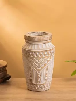 Ваза интерьерная, 151525 см, дерево