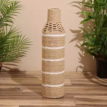 Ваза плетеная, напольная 13х13х60 см